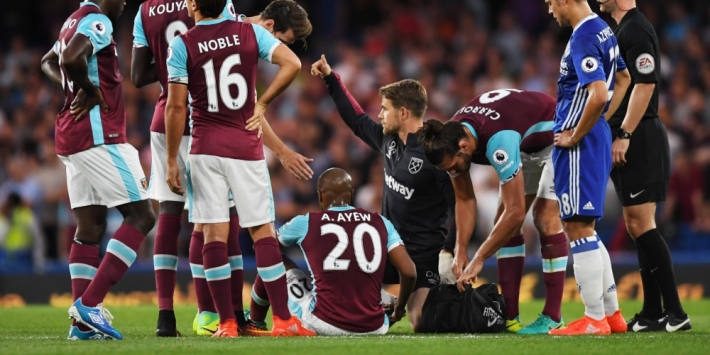 Recordaankoop Ayew terug op trainingsveld West Ham