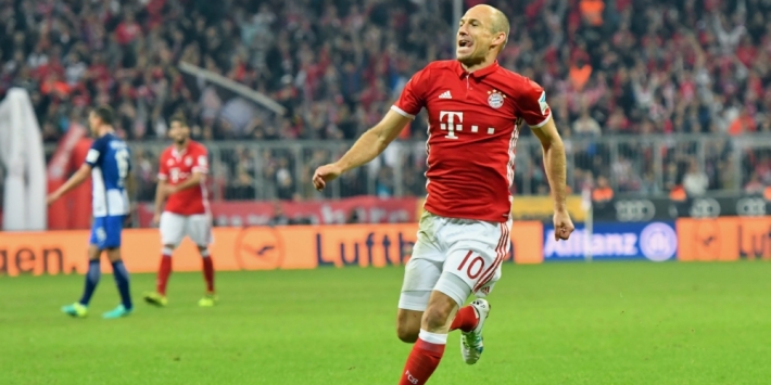 Robben reserve bij Bayern in uitwedstrijd bij Atlético