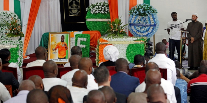 Emotioneel en heftig afscheid van Tioté in Ivoorkust