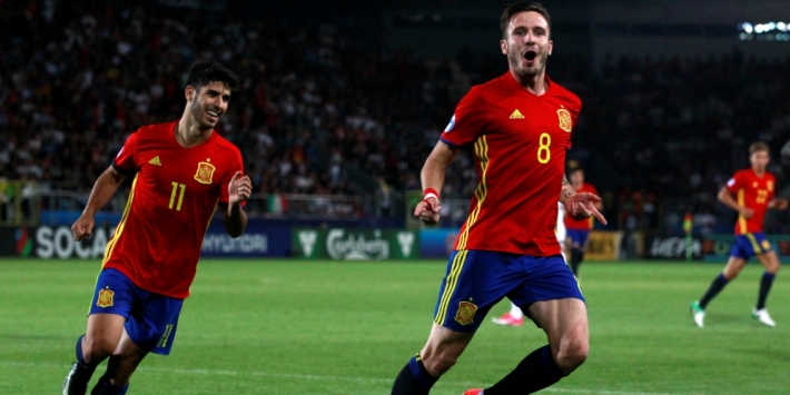 Weergaloze Saúl dirigeert Spanje naar de EK-finale