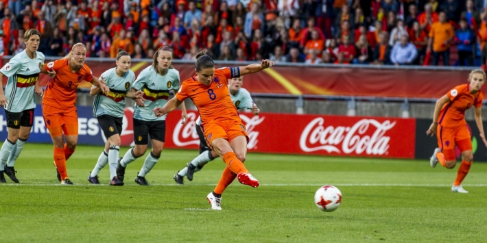 Oranje verslaat ook België en vervolgt EK in Doetinchem