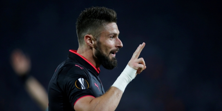 Groep H: Giroud helpt Arsenal met wereldgoal aan zege
