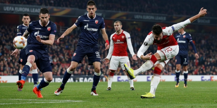 Groep H: Arsenal ondanks remise vrijwel zeker door