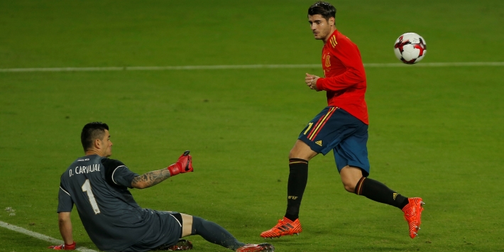 Spanje maakt gehakt van mede-WK-ganger Costa Rica