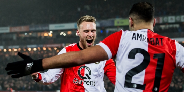 Slordig Feyenoord wint met minimale cijfers van Vitesse