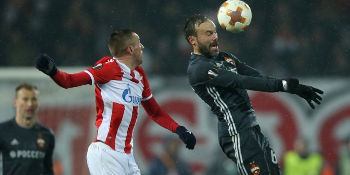 Europa League: geen goals bij Rode Ster - CSKA Moskou