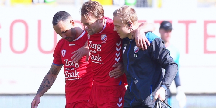 Enkelblessure Janssen valt mee: "Had verschrikkelijk veel pijn"
