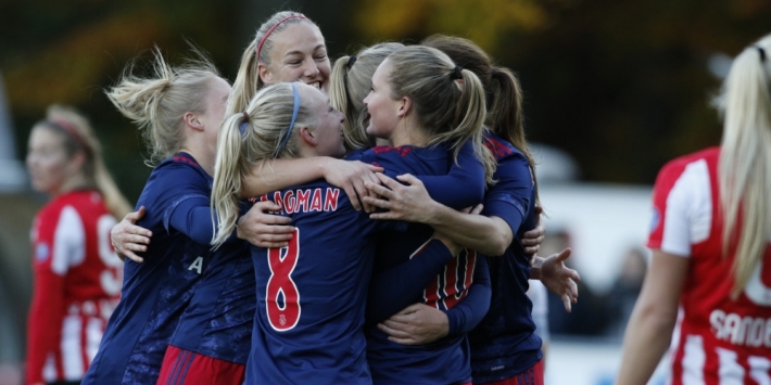 Vrouwen: Ajax begint kampioensgroep met zege