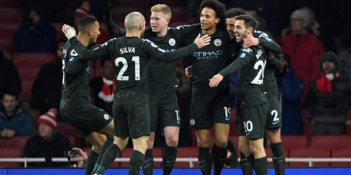City opnieuw veel te sterk voor geplaagd Arsenal