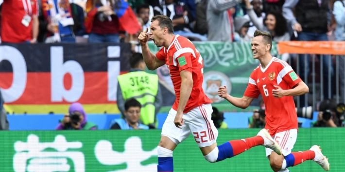 Gastheer Rusland beleeft tegen Saudi-Arabië droomstart op WK