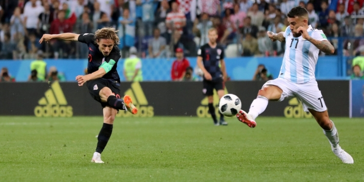 Uitblinker Modric geniet van 'perfecte' wedstrijd van Kroatië