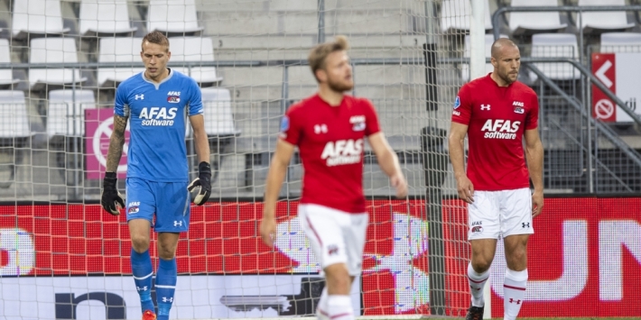 AZ ligt met schaamrood op de kaken al uit Europa