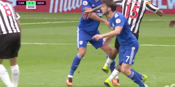 Video: Kenedy niet bestraft voor keiharde schop