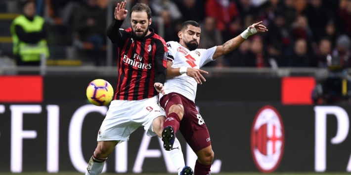 AC Milan worstelt zich in San Siro niet langs Torino 