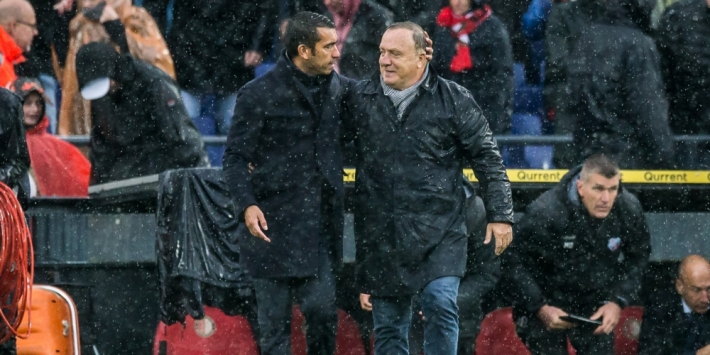 Advocaat berust na verlies: "Feyenoord was gewoon te sterk"