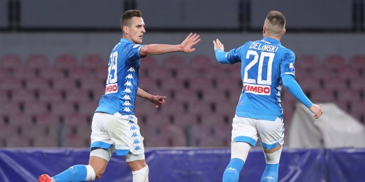 Napoli wint ruim en houdt Quagliarella van record af