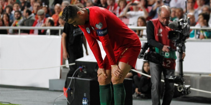 Portugal gelijk, Ronaldo valt uit en smerige tackle Pepe op Tadic