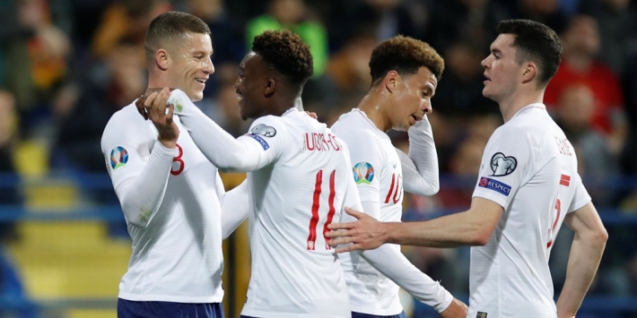 Engeland maakt er weer vijf, Zeneli goud waard
