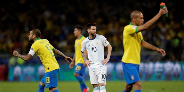 Messi pakt weer geen prijs: Brazilië naar Copa-finale