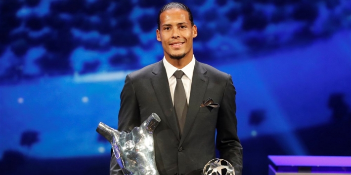 Van Dijk: "Kunt mij onmogelijk vergelijken met Messi of Ronaldo"