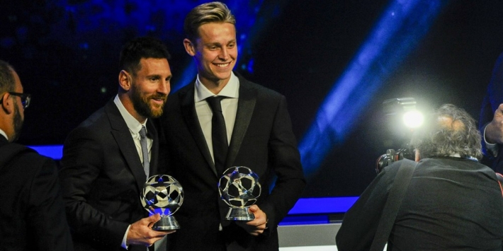 Messi: "Frenkie complete voetballer, houdt ervan bal te hebben"
