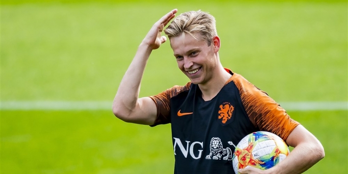 Frenkie de Jong: "Ik kan nog wel de stad in, doe ik een petje op"