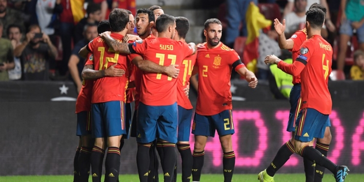 Groep F: Spanje wint ook zesde duel, Zweden remiseert