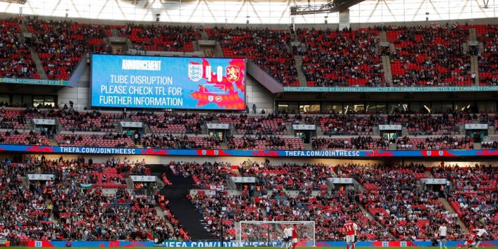 Recordaantal supporters bij vrouweninterland op Wembley