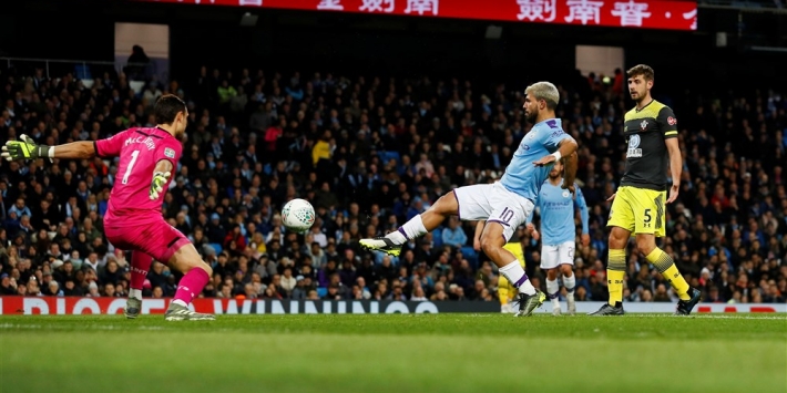 Man City wint in League Cup van aangeslagen Southampton