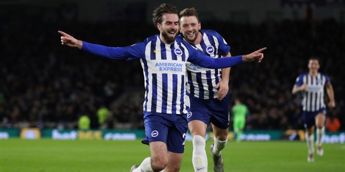 Pröpper van held naar schlemiel bij remise van Brighton