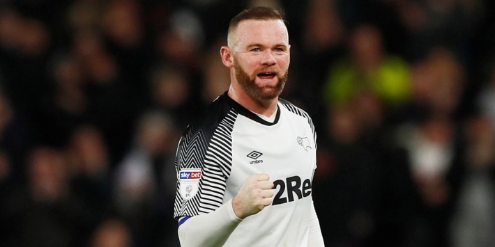 Rooney wijst bij debuut Cocu's Derby County direct de weg