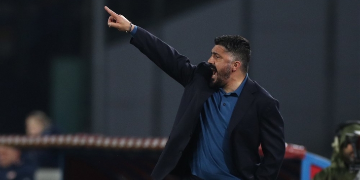 Napoli zet stijgende lijn door, moeizame zege Lyon