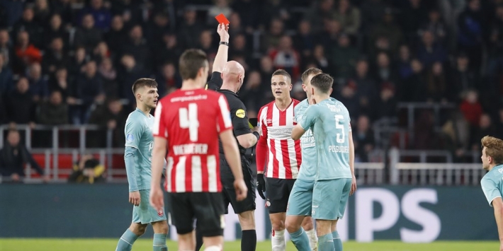 Afellay vindt rode kaart onterecht: "Volgens mij eerder bij de bal"