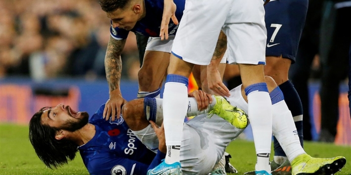 Gomes is na horrorblessure alweer snel terug bij Everton
