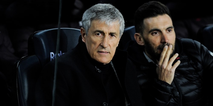 Setién opvallend tevreden ondanks uitschakeling FC Barcelona