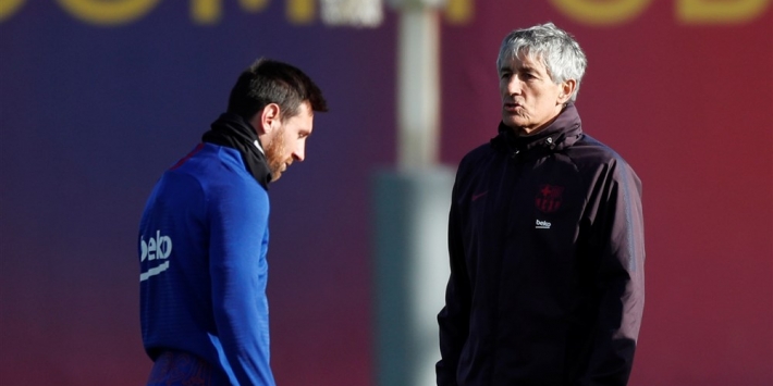 Setien staat middenin Barcelona-storm: "Ik heb Messi zien lachen"
