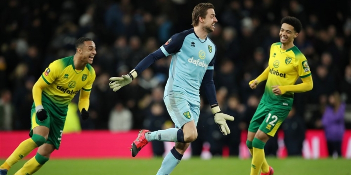 Krul is weer penaltyheld en loodst Norwich langs Spurs