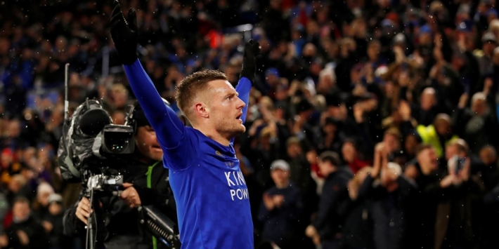 Premier League-topscorer Vardy blijft langer bij Leicester City