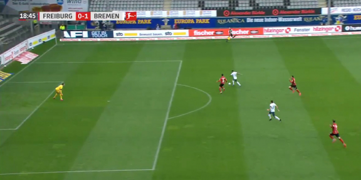 Video: Werder op voorsprong na prachtige pass Klaassen