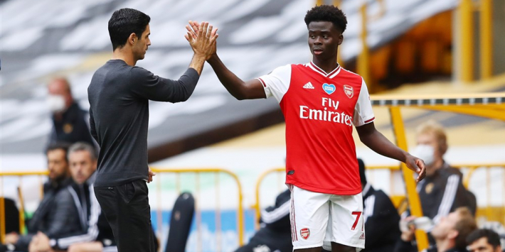 Saka geeft wederopstanding Arsenal vervolg bij Wolves
