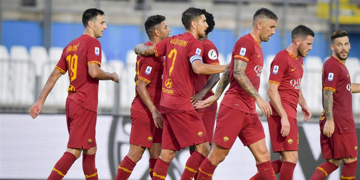Kluivert-loos AS Roma doet plicht tegen Brescia