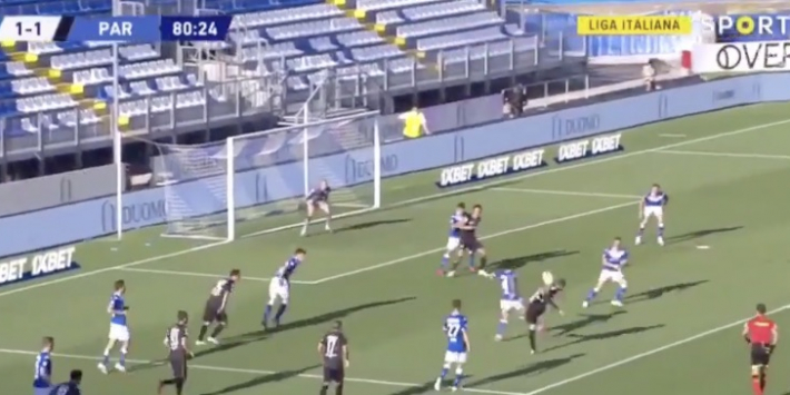 Video: talent Kulusevski helpt Parma aan zege met wereldgoal