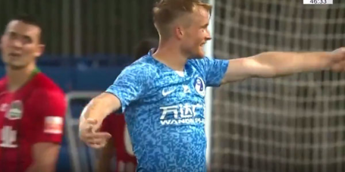 Video: Sam Larsson voor het eerst trefzeker in China