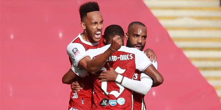 Aubameyang leidt Arsenal naar FA Cup-winst en Europees ticket