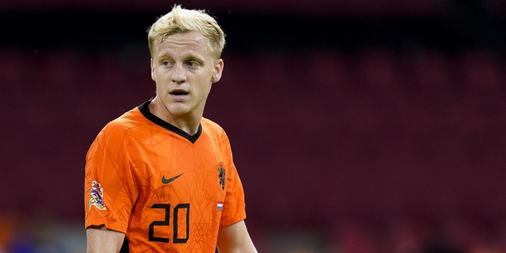 Geen basisplaats voor Van de Beek bij Manchester United