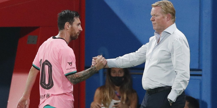 Koeman geeft Messi opnieuw rust in Champions League
