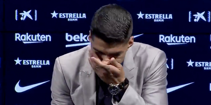 Suárez schiet vol tijdens emotioneel afscheid bij FC Barcelona