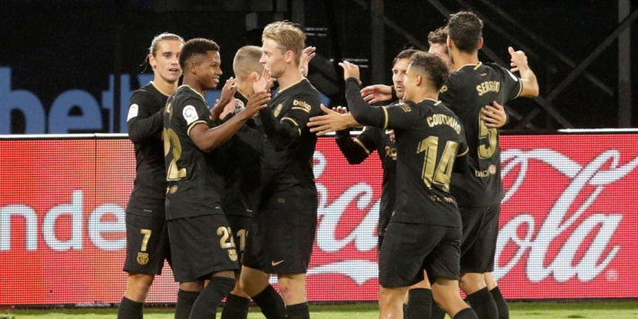 Koeman blijft met Barcelona foutloos ondanks vroeg rood Lenglet