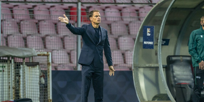 De Boer kiest tegen Italië voor vijf verdedigers, geen Berghuis
