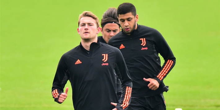 De Ligt laat gezicht weer zien op training Juventus